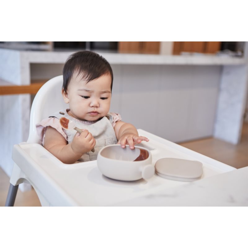 B.Box Silicone Bowl silikónová miska s viečkom Beige 300 ml (obrázok 5)