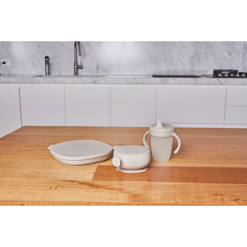 B.Box Silicone Bowl silikónová miska s viečkom Beige 300 ml (obrázok 6)