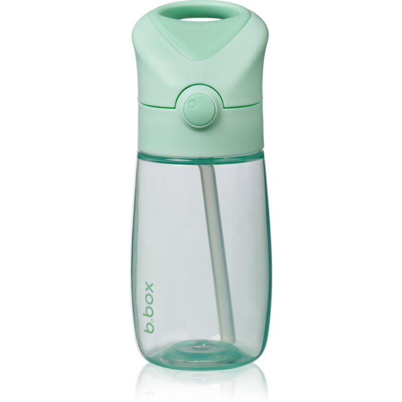 B.Box Junior Kinderflasche mit Strohhalm SpearMint 380 ml
