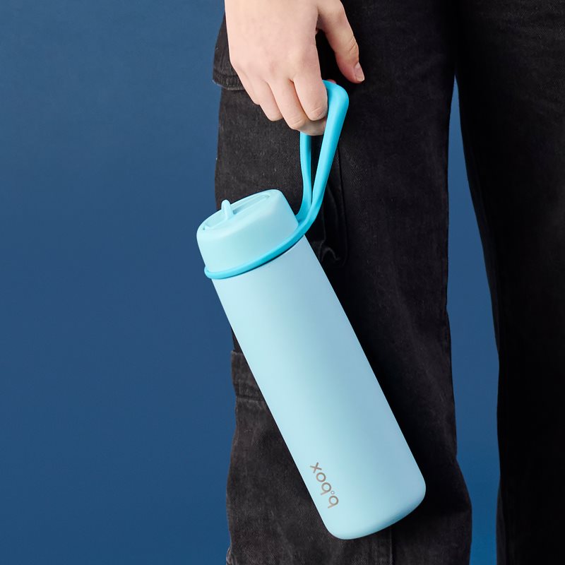 B.Box Stainless Steel Thermos Bottle termoláhev s brčkem Lagoon 690 ml (obrázek 5)