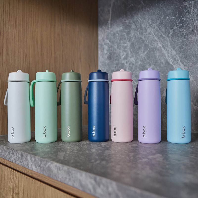 B.Box Stainless Steel Thermos Bottle termoláhev s brčkem Lagoon 690 ml (obrázek 7)