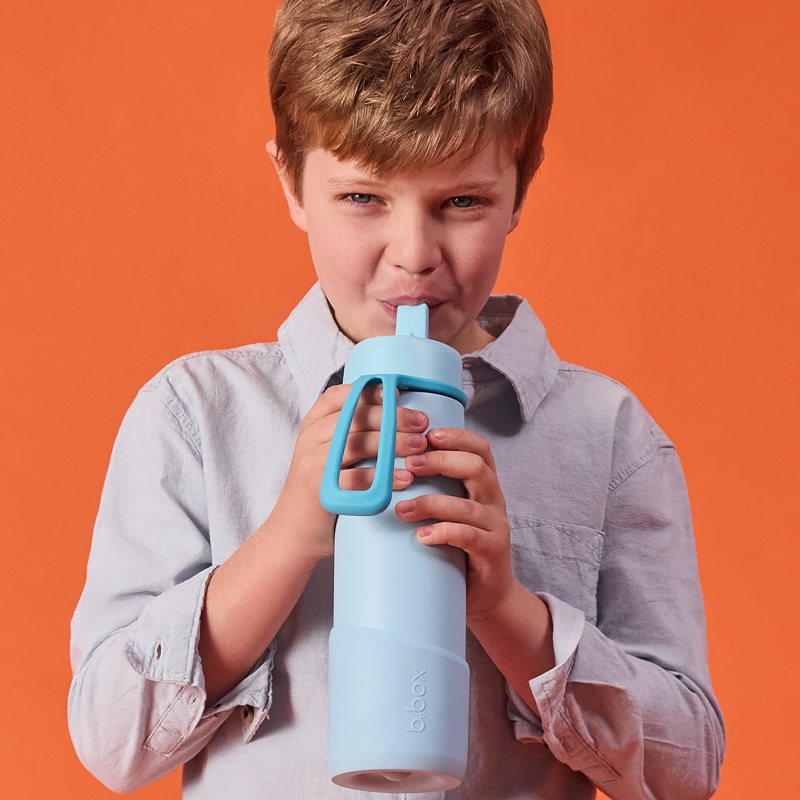 B.Box Stainless Steel Thermos Bottle termoláhev s brčkem Lagoon 690 ml (obrázek 8)