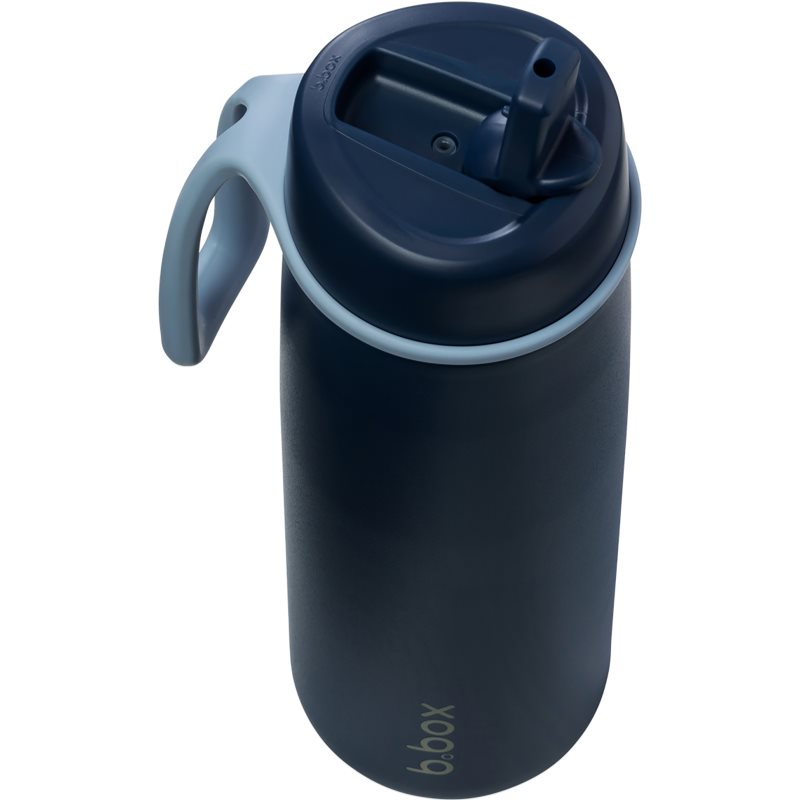 B.Box Stainless Steel Thermos Bottle termoláhev s brčkem Midnight 690 ml (obrázek 3)