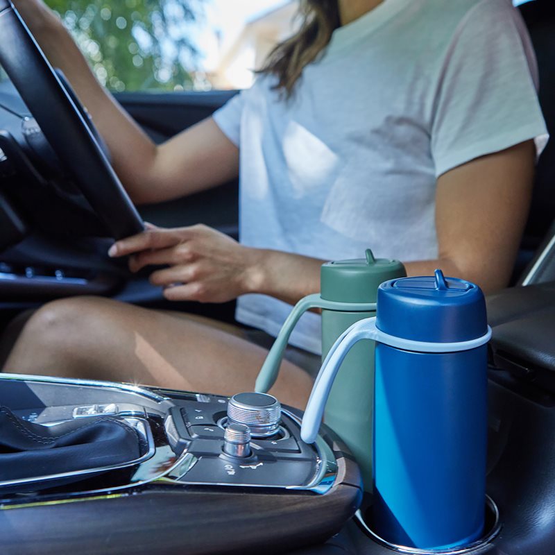 B.Box Stainless Steel Thermos Bottle termoláhev s brčkem Midnight 690 ml (obrázek 5)