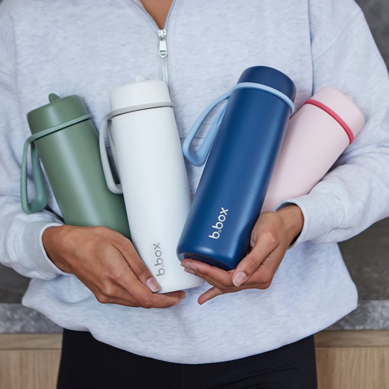 B.Box Stainless Steel Thermos Bottle termoláhev s brčkem Midnight 690 ml (obrázek 7)