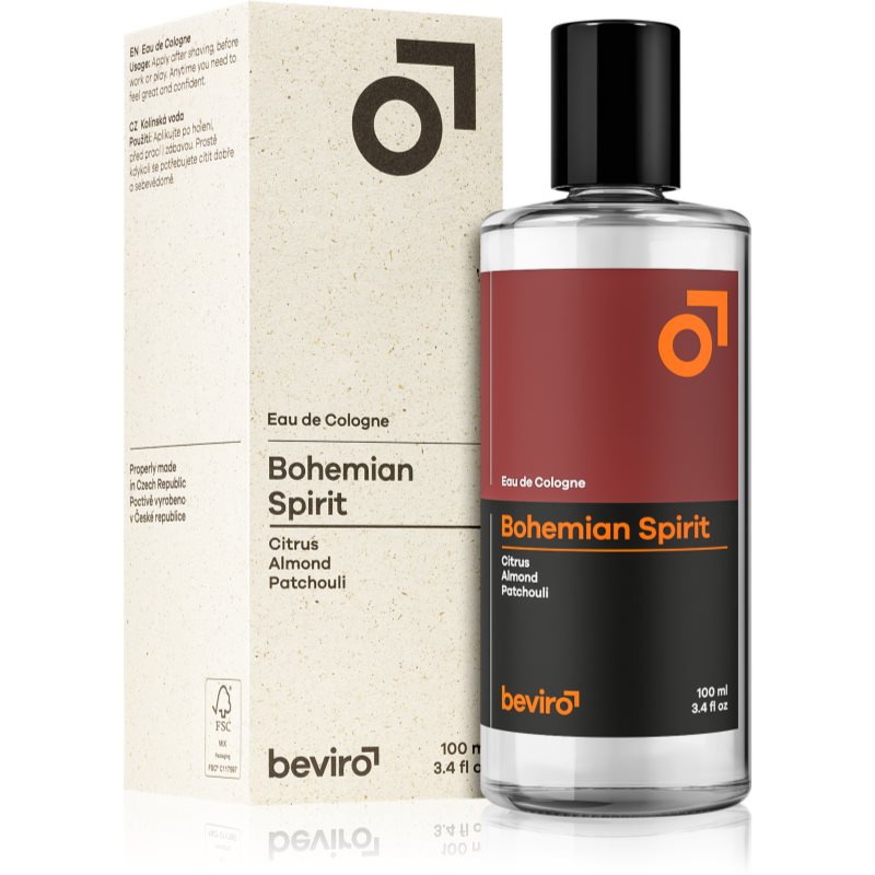 Beviro Bohemian Spirit Eau De Cologne For Men 100 Ml