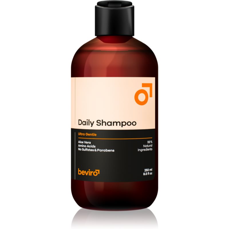 Beviro Daily Shampoo Ultra Gentle šampon za moške z aloe vero Ultra Gentle 250 ml
