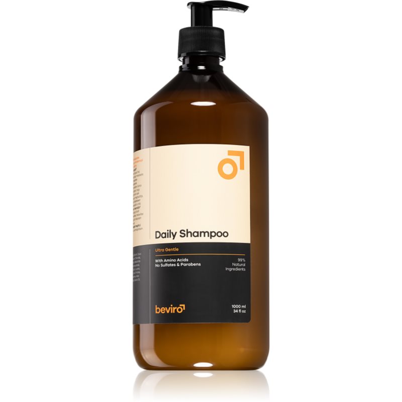 Beviro Daily Shampoo Ultra Gentle Shampoo For Men With Aloe Vera Ultra Gentle 1000 Ml