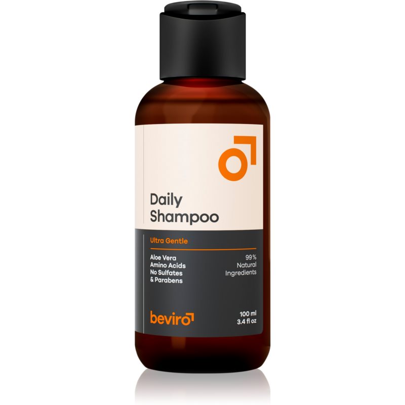 Beviro Daily Shampoo Ultra Gentle šampūnas vyrams su alavijais 100 ml