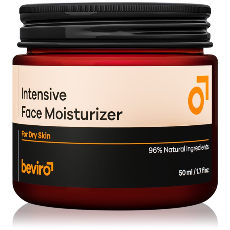 Beviro Intensive Face Moisturizer For Dry Skin зволожуючий крем для чоловіків 50 мл