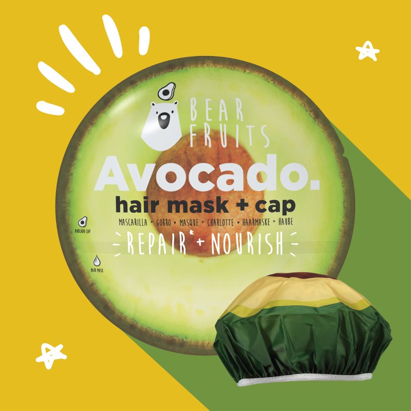 Bear Fruits Avocado глибоко поживна маска для волосся