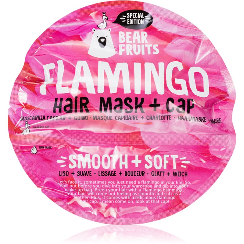 E-shop Bear Fruits Flamingo vyživující a hydratační maska na vlasy