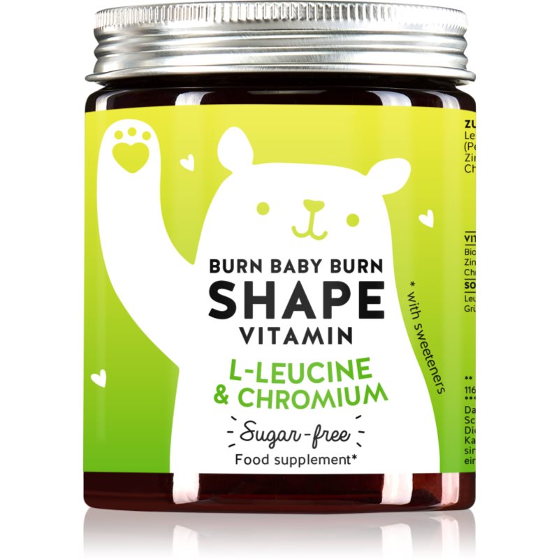 Bears With Benefits Burn Baby Burn Shape Vitamin gumové medvedíky pre vašu pohodu 60 ks