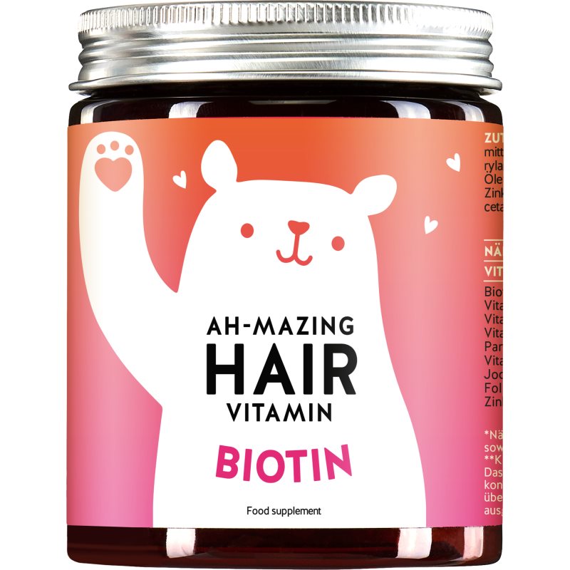 Bears With Benefits Ah-mazing hair vitamin biotin gumové medvedíky pre zdravé a krásne vlasy 60 cps