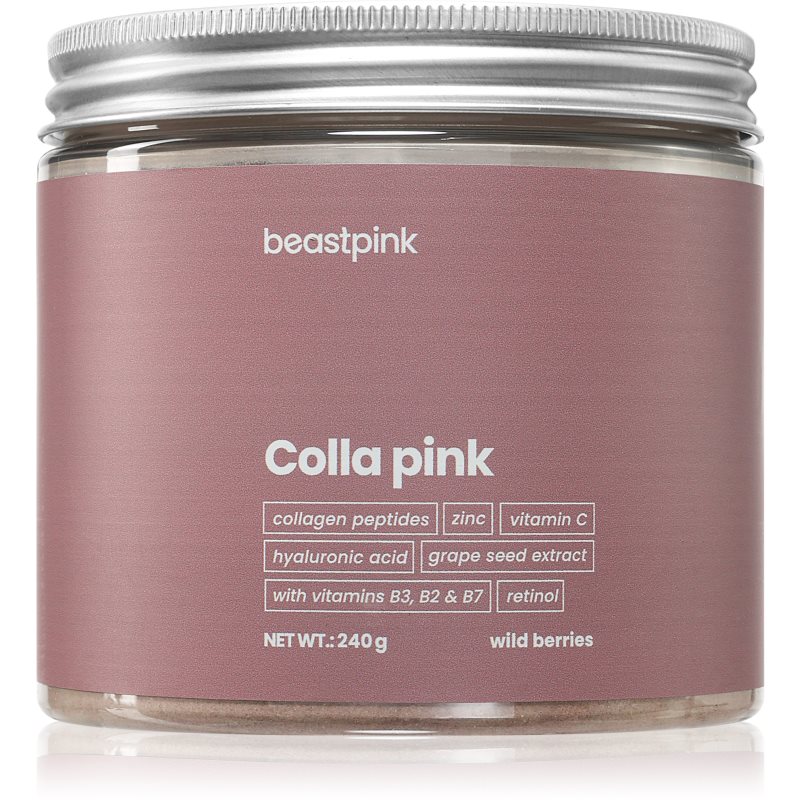 BeastPink Colla Pink prášek na přípravu nápoje s kolagenem příchuť Wild Berries 240 g