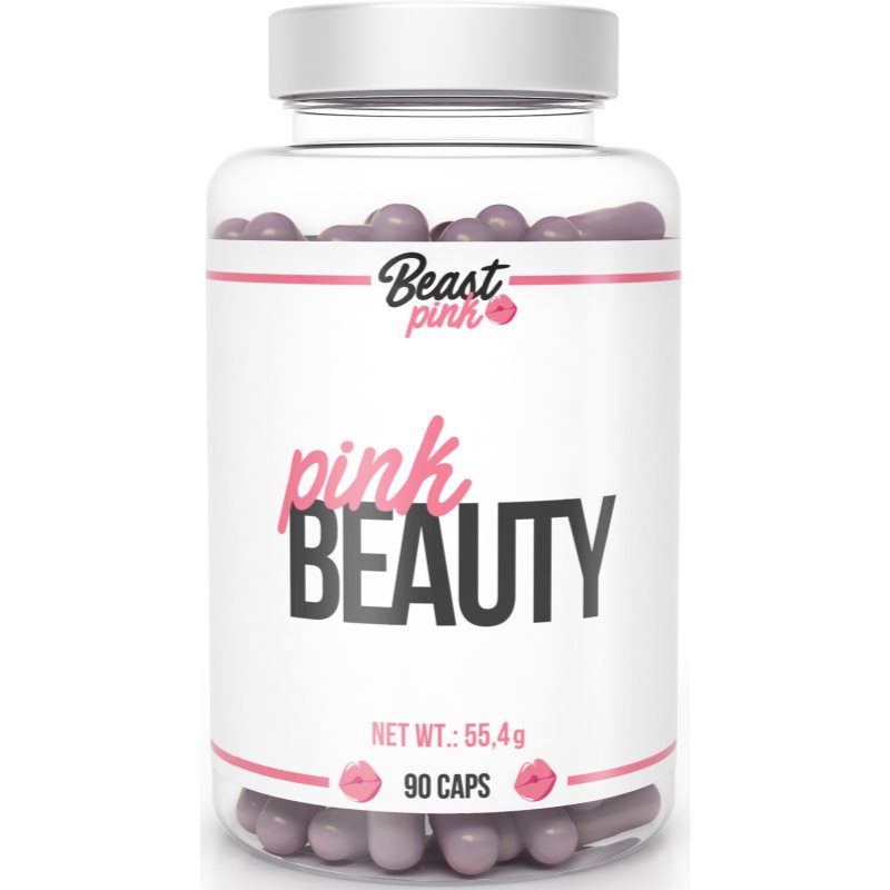 BeastPink Pink Beauty kapsle pro krásné vlasy, pleť a nehty 90 cps
