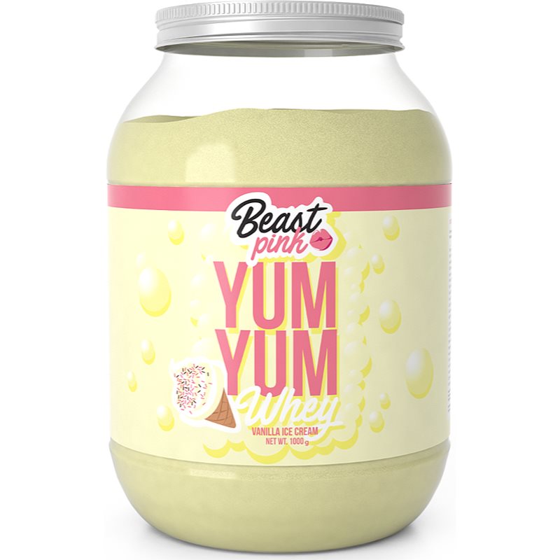BeastPink Yum Yum Whey syrovátkový protein pro ženy příchuť Vanilla Ice Cream 1000 g koupíte na Notino.sk