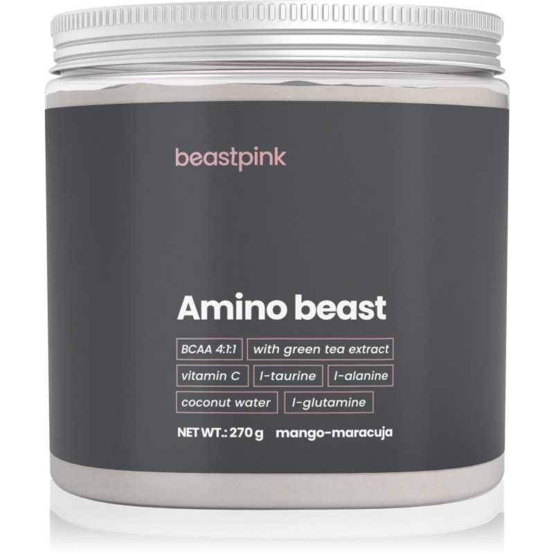 BeastPink Amino Beast podpora růstu svalů pro ženy příchuť Mango Maracuja 270 g