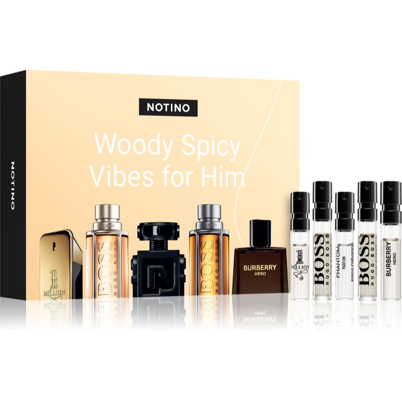 Beauty Discovery Box Notino Woody Spicy Vibes for Him set for men