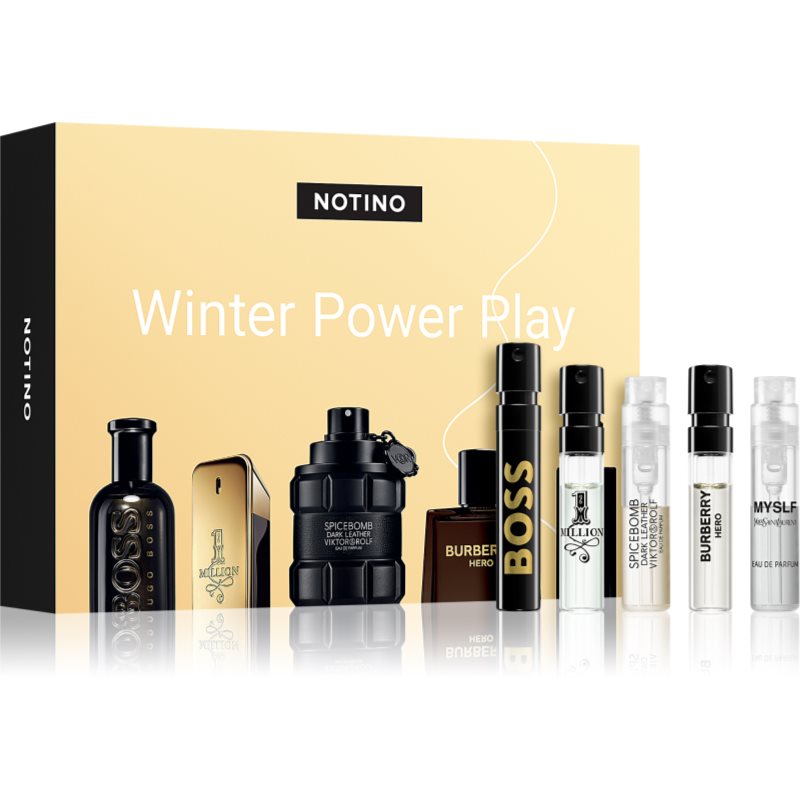 Beauty Discovery Box Notino Winter Power Play Set för män male