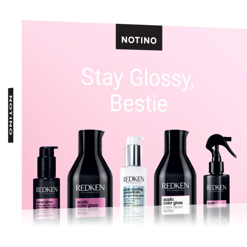 Beauty Discovery Box Notino Stay Glossy, Bestie sada pro všechny typy vlasů