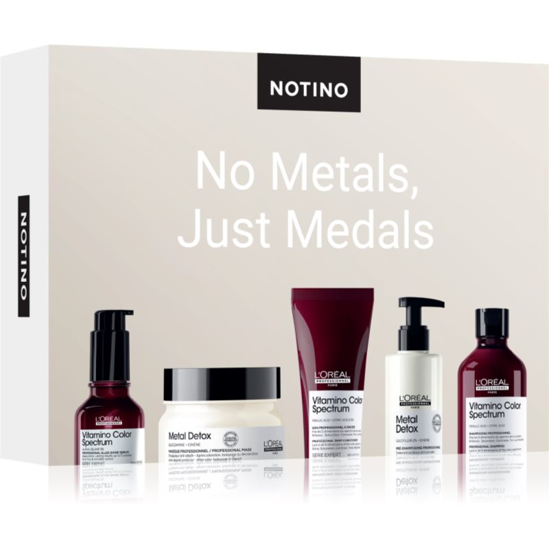 Beauty Discovery Box Notino No Metals, Just Medals sada pro všechny typy vlasů