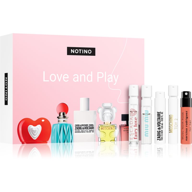 Beauty Discovery Box Notino Love and Play set for women
