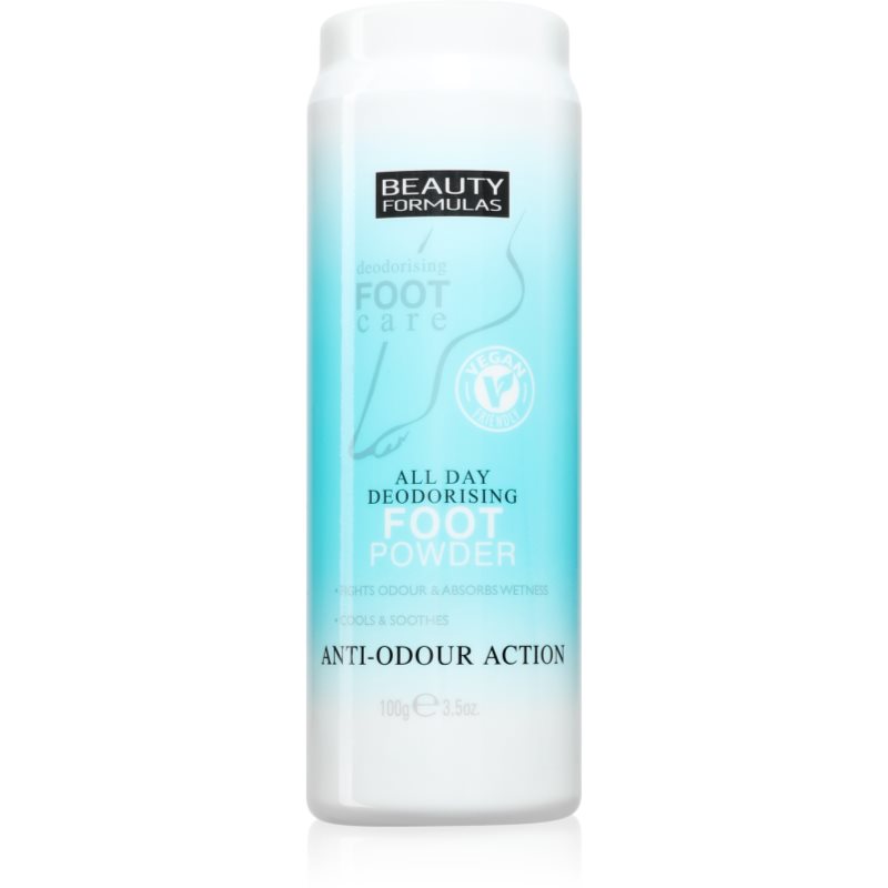 Beauty Formulas Foot Care zásyp na nohy 100 g