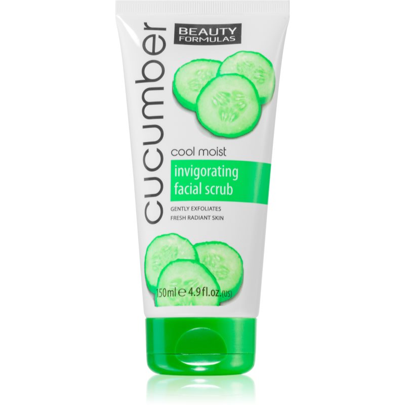 Beauty Formulas Cucumber frissítő peeling az arcra 150 ml
