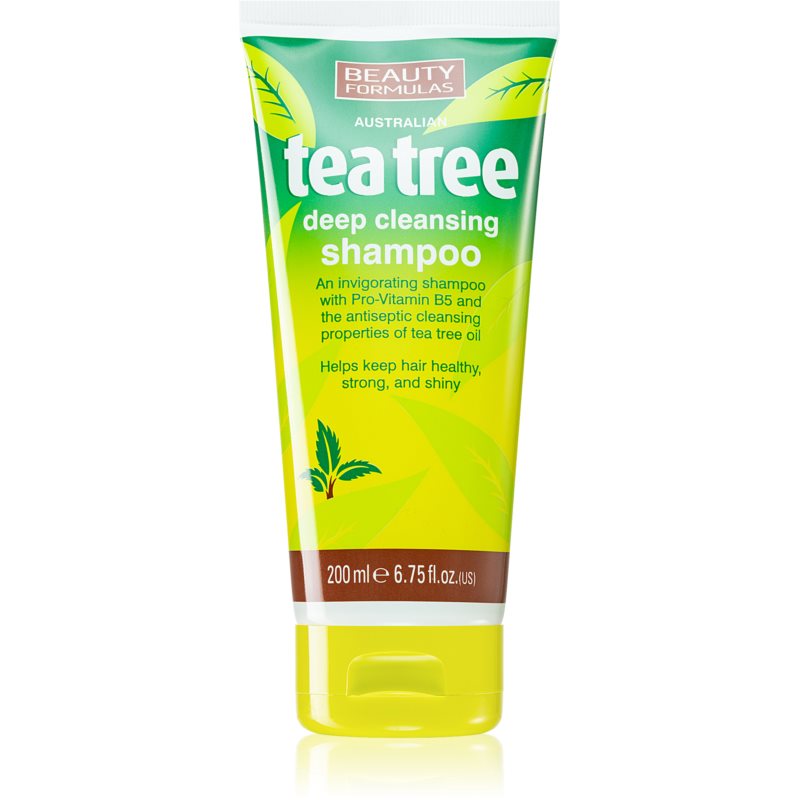 Beauty Formulas Tea Tree giliai valantis šampūnas 200 ml