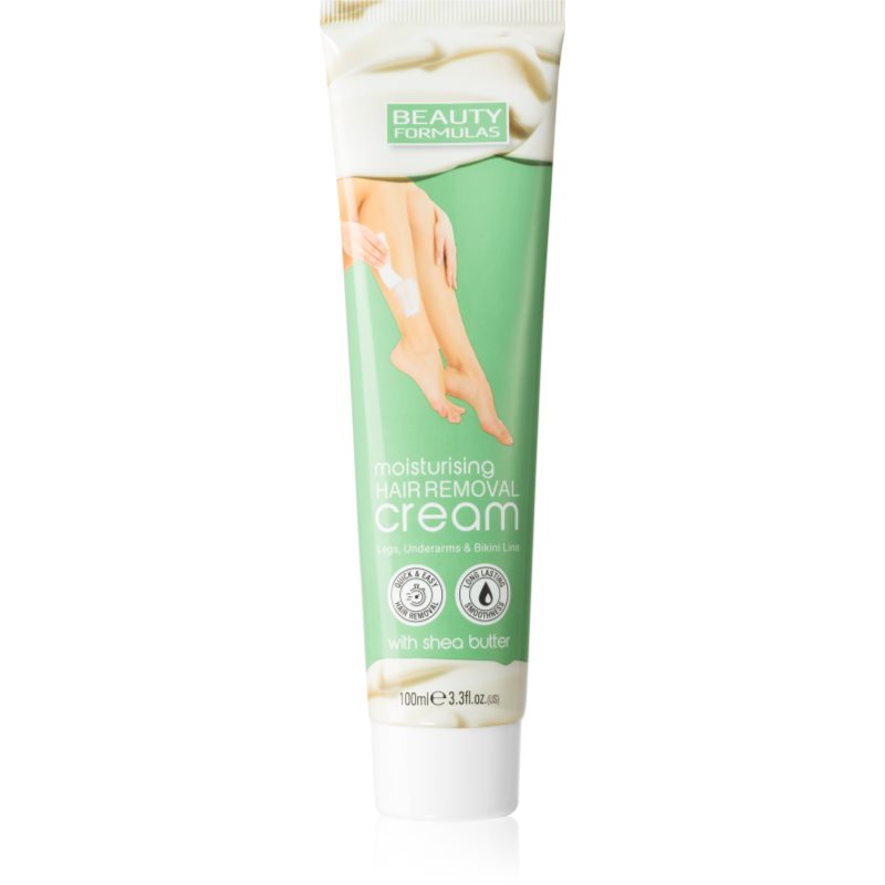 Beauty Formulas Hair Remover Shea Butter crema depilatoria per le gambe effetto idratante 100 ml