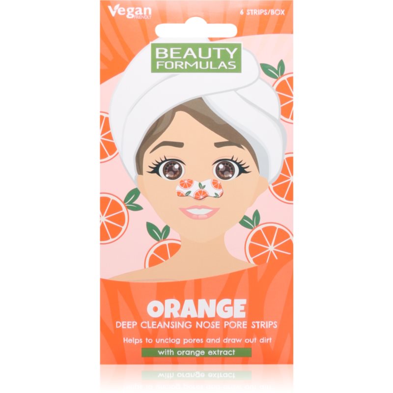 Beauty Formulas Orange грижа против разширени пори и черни точки 6 бр.