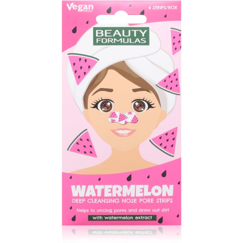 Beauty Formulas Watermelon грижа против разширени пори и черни точки 6 бр.
