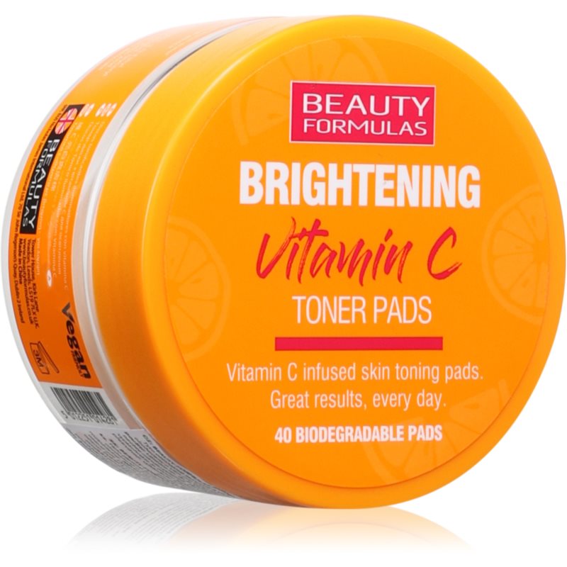 Beauty Formulas Vitamin C тонизиращи възглавнички 40 бр.
