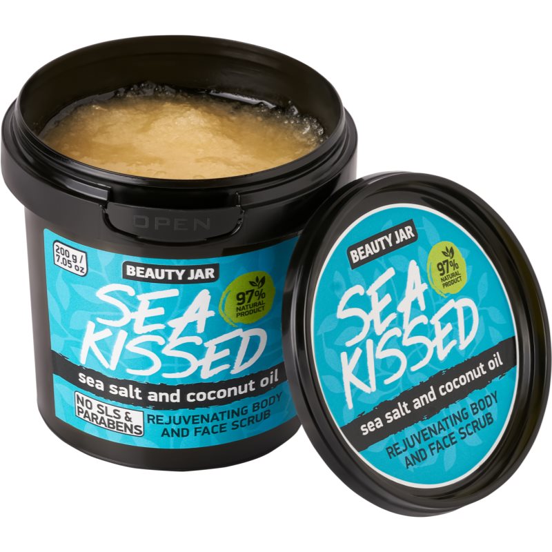 Beauty Jar Sea Kissed пілінг для шкіри обличчя та тіла з морською сіллю 200 гр