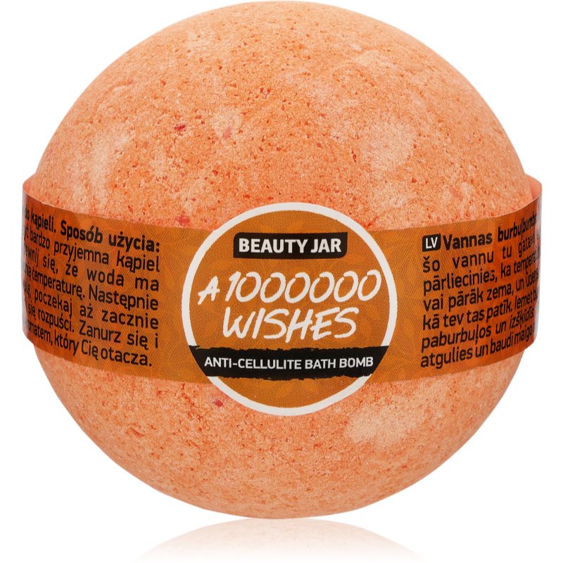 Beauty Jar A 1000000 Wishes fürdőgolyó narancsbőrre 150 g