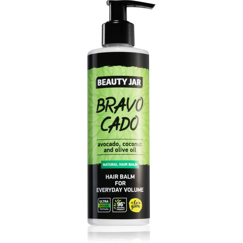 Photos - Hair Product Beauty Jar Beauty Jar Bravocado nourishing balm for hair volume 250 ml