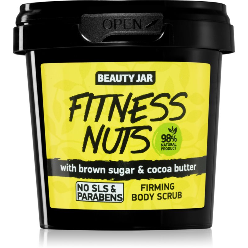 Beauty Jar Fitness Nuts cukrový telový peeling 200 g