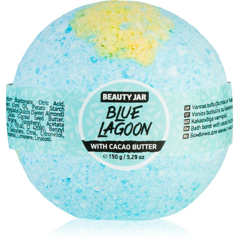Beauty Jar Blue Lagoon бомбочка для ванни з маслом какао 150 гр