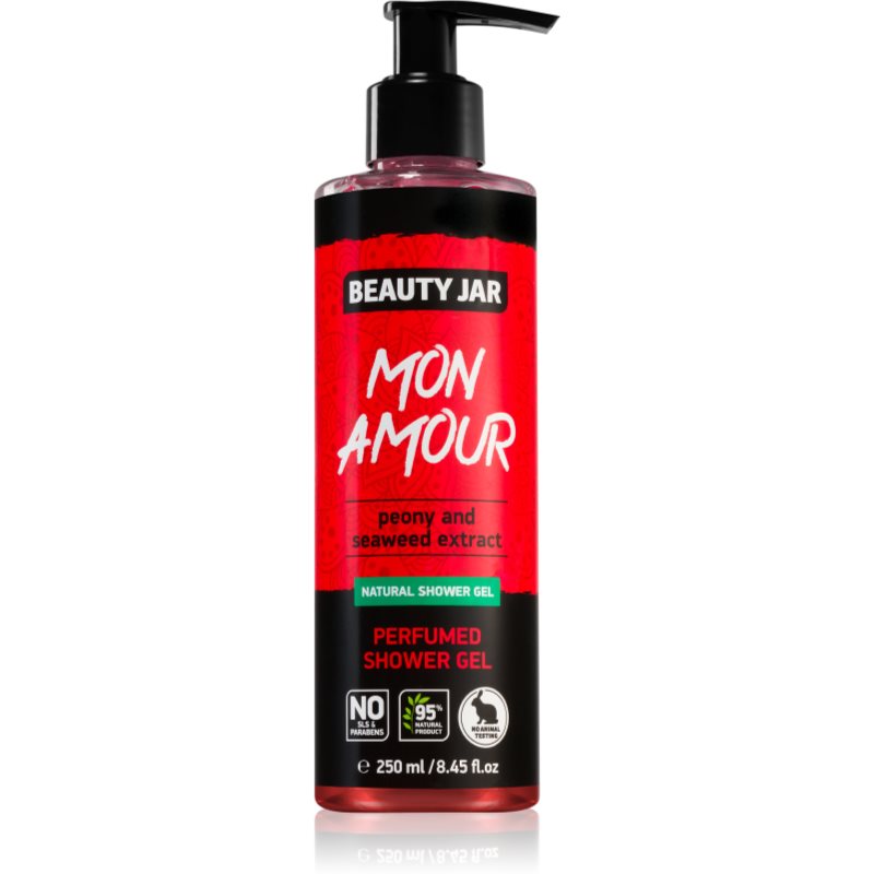 Beauty Jar Mon Amour gel parfumat pentru duș cu bujor delicat 250 ml