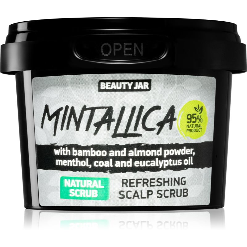 Beauty Jar Mintallica tisztító peeling a hajra és a fejbőrre 100 g