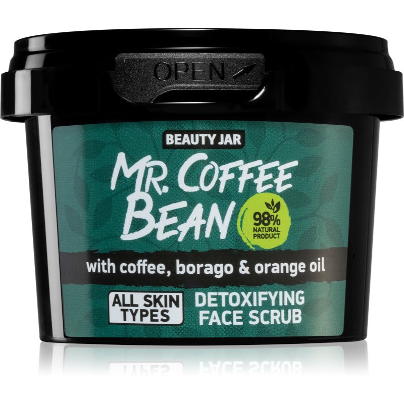 Фото - Засіб для очищення обличчя і тіла Beauty Jar Mr. Coffee Bean очищуючий пілінг для шкіри обличчя 50 гр