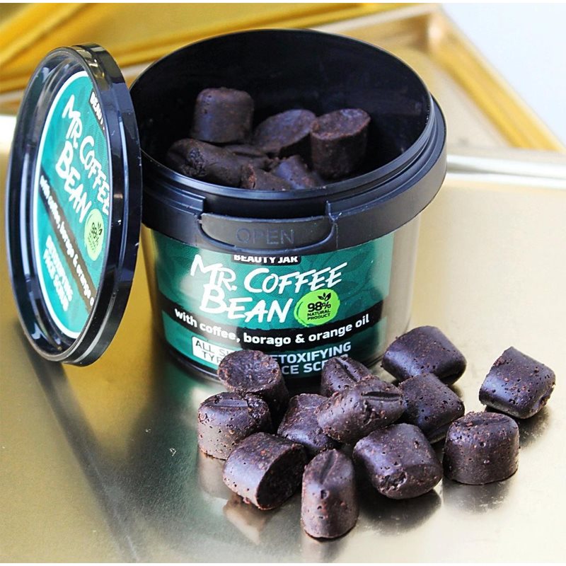 Beauty Jar Mr. Coffee Bean очищуючий пілінг для шкіри обличчя 50 гр