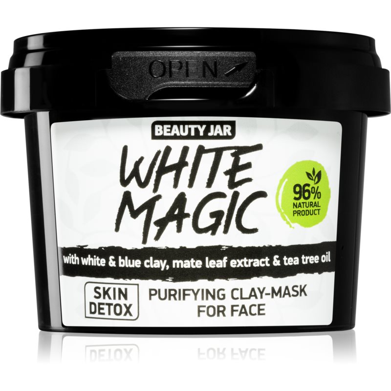 Beauty Jar White Magic tisztító arcmaszk hidratáló hatással 120 ml