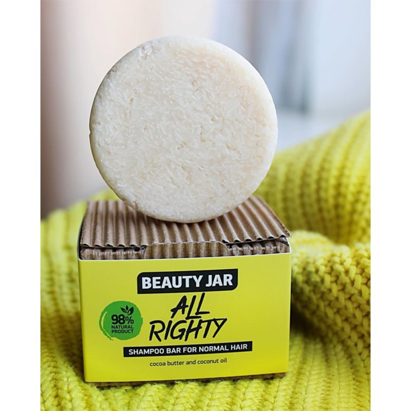 Beauty Jar All Righty Shampoo Bar For Normal Hair 65 G