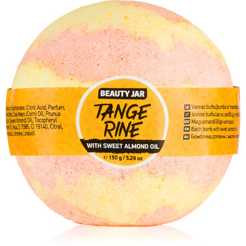 Beauty Jar Tangerine Bath Bomb With Almond Oil 150 G