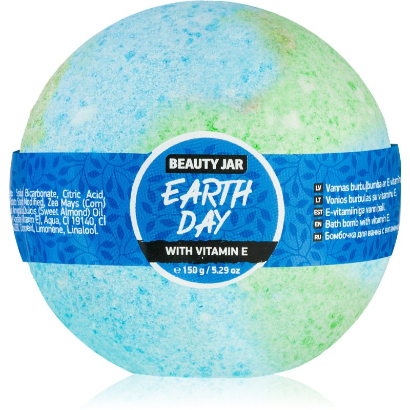 Beauty Jar Earth Day Badebombe mit Vitamin E 150 g