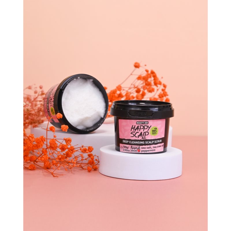 Beauty Jar Happy Scalp Reinigungspeeling für fettige Kopfhaut 100 g (Bild 6)