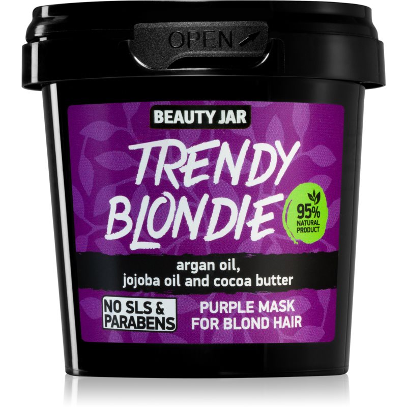Фото - Маска для обличчя Beauty Jar Trendy Blondie maseczka naturalnie neutralizująca do włosów blo