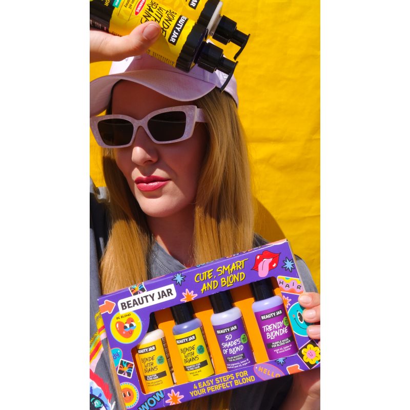 Beauty Jar Cute, Smart And Blond Coffret Cadeau Pour Cheveux Blonds
